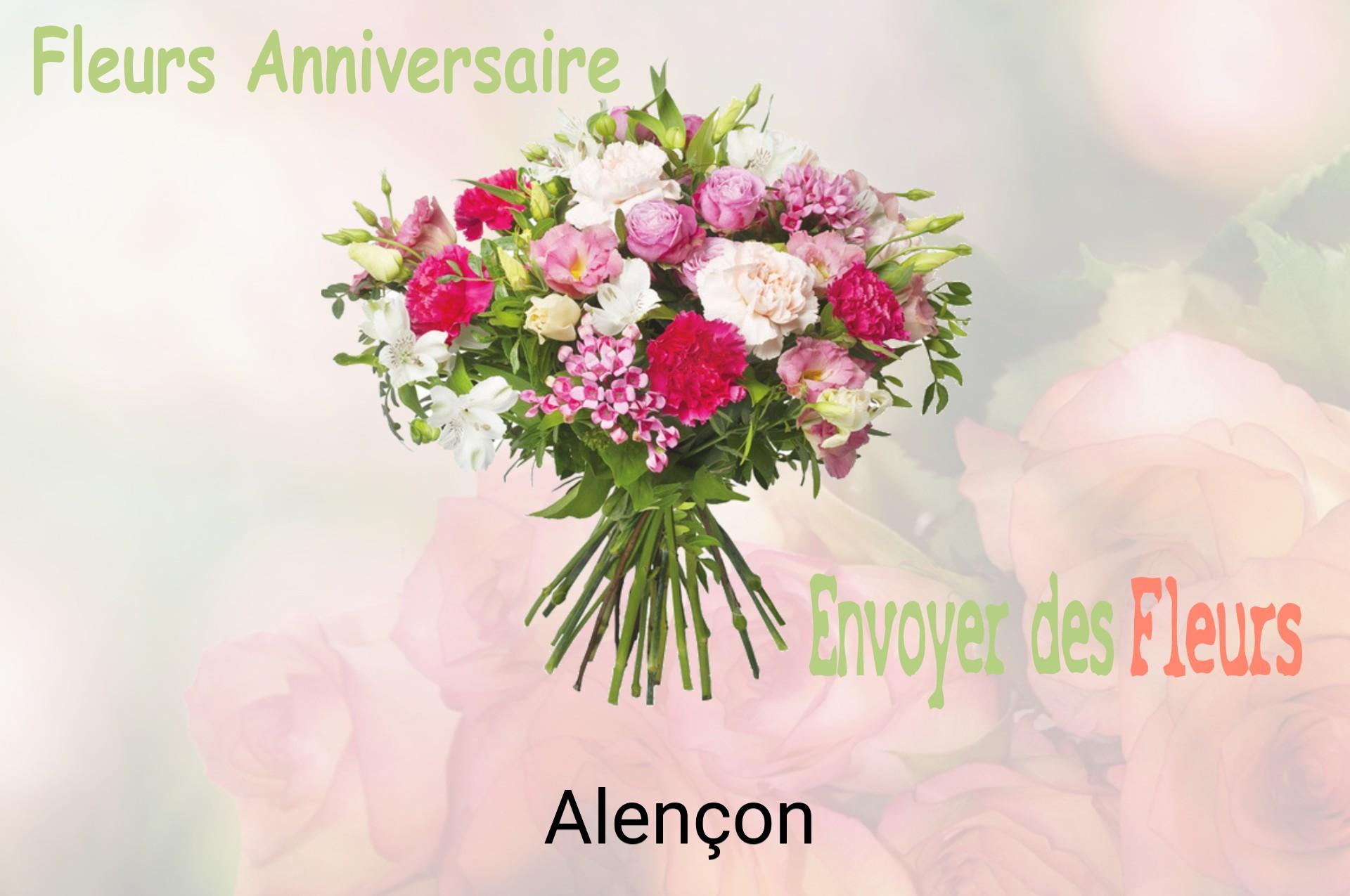 Bouquet de fleurs d’anniversaire livré à Alençon
